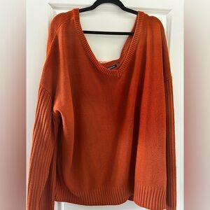 Women's Orange Sweater